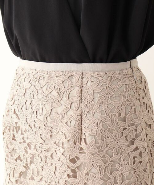 セール 洗える 42 Ll Web限定サイズ フラワーレーススカート ミニ ひざ丈スカート Index インデックス ファッション通販 タカシマヤファッションスクエア