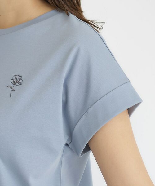 index / インデックス Tシャツ | 《5color》UV ワンポイント刺繍デザインTシャツ【接触冷感/洗濯機洗い可】 | 詳細25