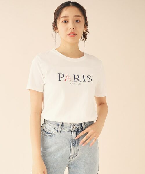 index / インデックス Tシャツ | PARISパール調デザインTシャツ【洗濯機洗い可】 | 詳細5