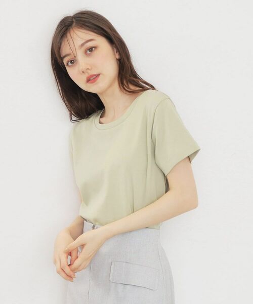 index / インデックス Tシャツ | ≪8color/S-LLsize≫透け感軽減バックシャンTシャツ【UVケア/接触冷感/洗濯機洗い可】 | 詳細24