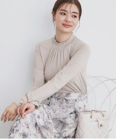 index / インデックス カットソー | シャーリングインナートップス【洗濯機洗い可/吸湿発熱】