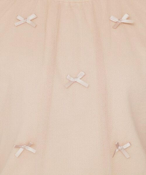 index / インデックス カットソー | チュールレイヤードリボントップス【洗濯機洗い可】 | 詳細12