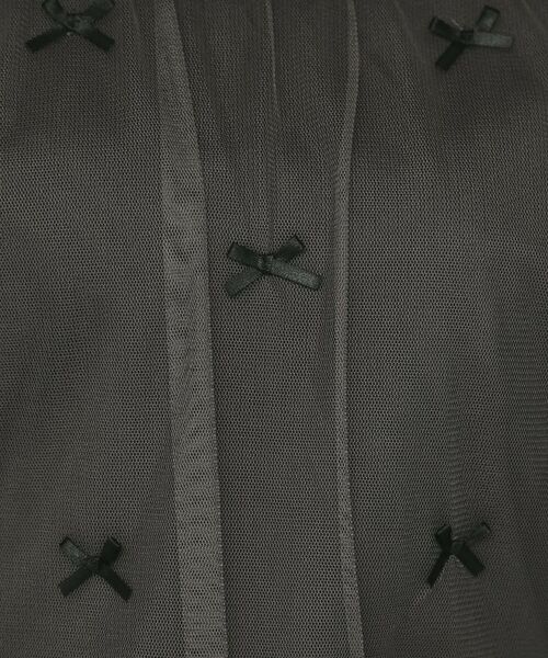 index / インデックス カットソー | チュールレイヤードリボントップス【洗濯機洗い可】 | 詳細4