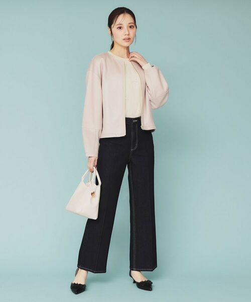 index / インデックス カットソー | チュールレイヤードリボントップス【洗濯機洗い可】 | 詳細7