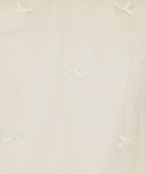 index / インデックス カットソー | チュールレイヤードリボントップス【洗濯機洗い可】 | 詳細8