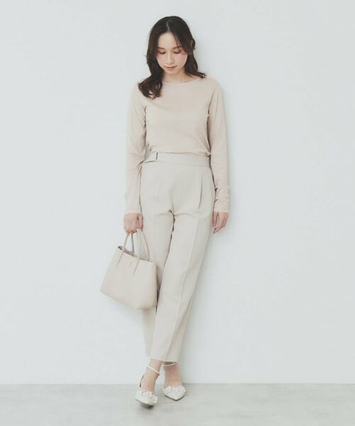 index / インデックス カットソー | ラメシアーチュールトップス【洗濯機洗い可】 | 詳細11