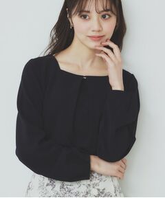 index / インデックス カットソー | キーネックタックデザイントップス【洗濯機洗い可】