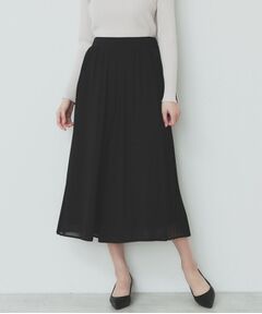 index / インデックス ショート・ハーフ・半端丈パンツ | サイドプリーツフレアパンツ【洗濯機洗い可】