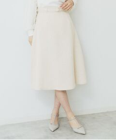 index / インデックス スカート | ツイードヘリンボーンフレアスカート【洗濯機洗い可/イージーアイロン】