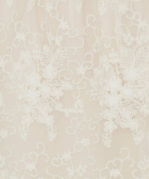 index / インデックス スカート | シアーフラワー刺繍ラップ風スカート【洗濯機洗い可】 | 詳細6