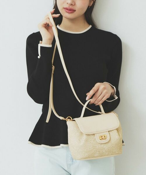 index / インデックス ショルダーバッグ | フラワージャカードショルダーバッグ | 詳細4