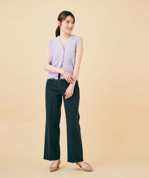 index / インデックス パンツ | 《丈が選べる》ストレートデニムパンツ【洗濯機洗い可】 | 詳細29