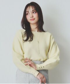 index / インデックス ニット・セーター | 《6color》ガーターボートネックニット【UV/洗濯機洗い可】