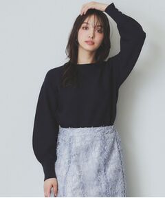 index / インデックス ニット・セーター | 《6color》ガーターボートネックニット【UV/洗濯機洗い可】