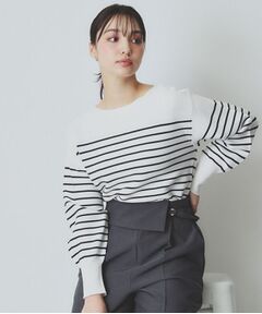 index / インデックス ニット・セーター | 《6color》ガーターボートネックニット【UV/洗濯機洗い可】