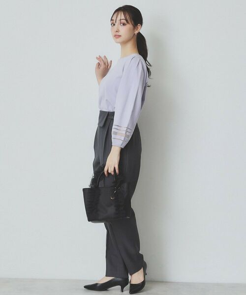 index / インデックス ニット・セーター | シアーラインパフスリーブニット【UV/洗濯機洗い可】 | 詳細19