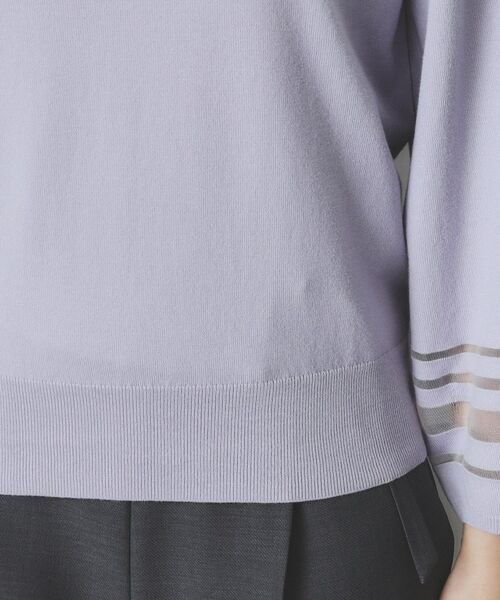 index / インデックス ニット・セーター | シアーラインパフスリーブニット【UV/洗濯機洗い可】 | 詳細27