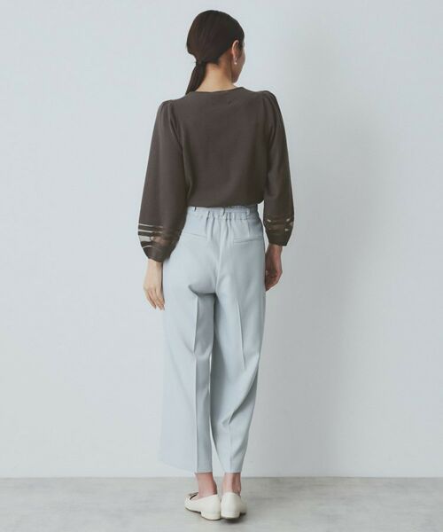 index / インデックス ニット・セーター | シアーラインパフスリーブニット【UV/洗濯機洗い可】 | 詳細7