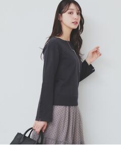 index / インデックス ニット・セーター | 袖スリットスリーブニット【洗濯機洗い可】