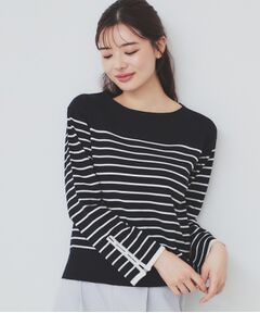 index / インデックス ニット・セーター | 袖スリットスリーブニット【洗濯機洗い可】