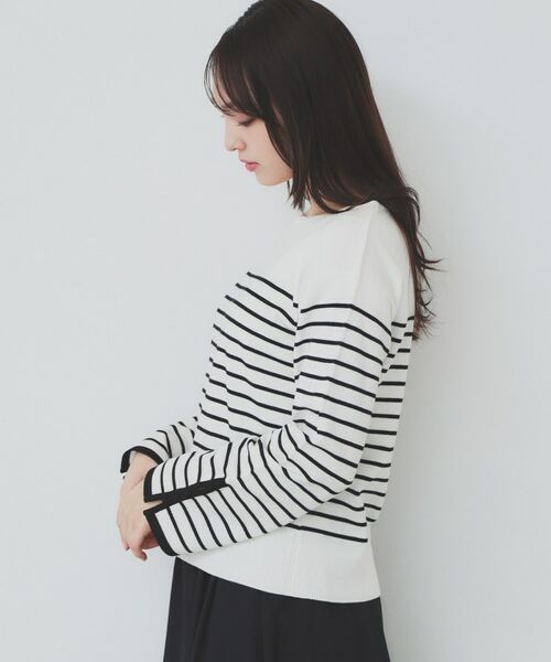 index / インデックス ニット・セーター | 袖スリットスリーブニット【洗濯機洗い可】 | 詳細20