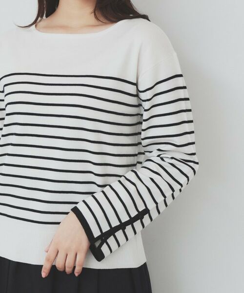 index / インデックス ニット・セーター | 袖スリットスリーブニット【洗濯機洗い可】 | 詳細23