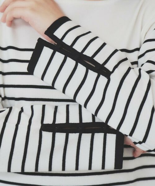 index / インデックス ニット・セーター | 袖スリットスリーブニット【洗濯機洗い可】 | 詳細24