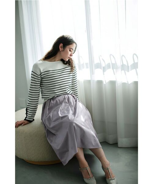 index / インデックス ニット・セーター | 袖スリットスリーブニット【洗濯機洗い可】 | 詳細4