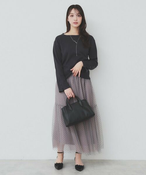 index / インデックス ニット・セーター | 袖スリットスリーブニット【洗濯機洗い可】 | 詳細5