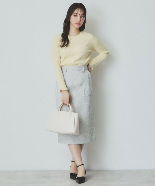 index / インデックス ニット・セーター | ゴールドモチーフ付きケーブルニット【洗濯機洗い可】 | 詳細10