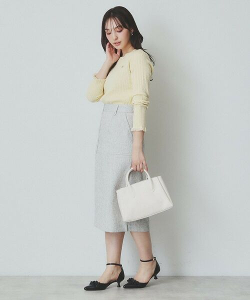 index / インデックス ニット・セーター | ゴールドモチーフ付きケーブルニット【洗濯機洗い可】 | 詳細11