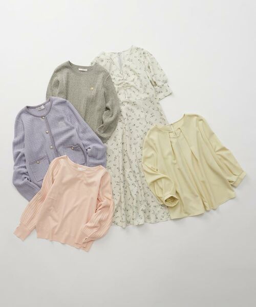 index / インデックス ニット・セーター | ゴールドモチーフ付きケーブルニット【洗濯機洗い可】 | 詳細20