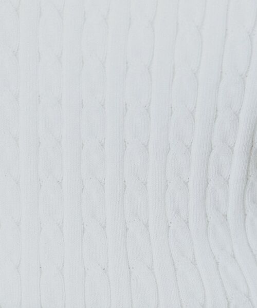 index / インデックス ニット・セーター | ゴールドモチーフ付きケーブルニット【洗濯機洗い可】 | 詳細4