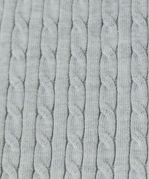 index / インデックス ニット・セーター | ゴールドモチーフ付きケーブルニット【洗濯機洗い可】 | 詳細8