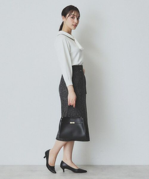 index / インデックス ニット・セーター | ロールカラーボウタイニット【洗濯機洗い可】 | 詳細13