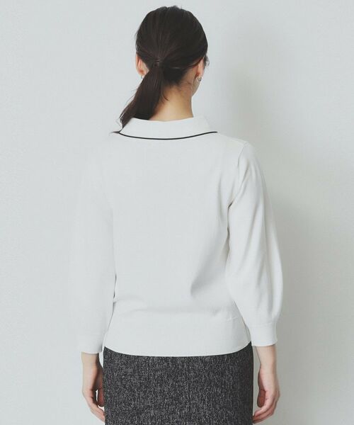 index / インデックス ニット・セーター | ロールカラーボウタイニット【洗濯機洗い可】 | 詳細17