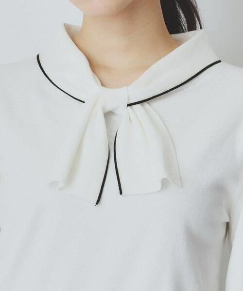 index / インデックス ニット・セーター | ロールカラーボウタイニット【洗濯機洗い可】 | 詳細18