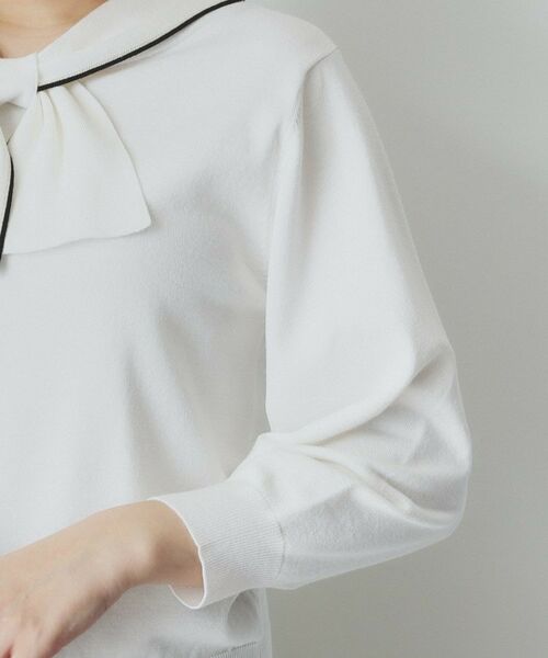 index / インデックス ニット・セーター | ロールカラーボウタイニット【洗濯機洗い可】 | 詳細19