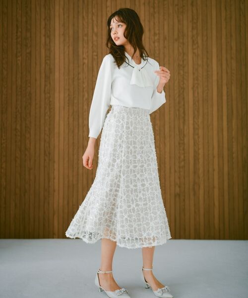 index / インデックス ニット・セーター | ロールカラーボウタイニット【洗濯機洗い可】 | 詳細2