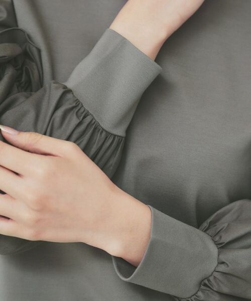 index / インデックス カットソー | フリルスリーブドッキングトップス【洗濯機洗い可】 | 詳細18