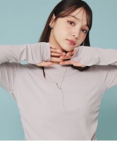 インデックス　L トップス カットソー インデックス♡ index 長袖カットソー トップス 薄紫 L