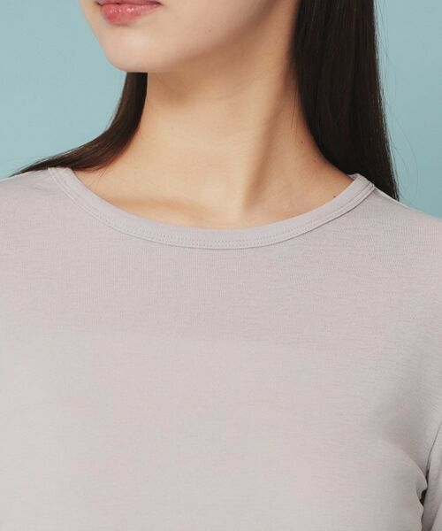 index / インデックス カットソー | 《CLASSY掲載》サイドドロストシアートップス【洗濯機洗い可】 | 詳細18