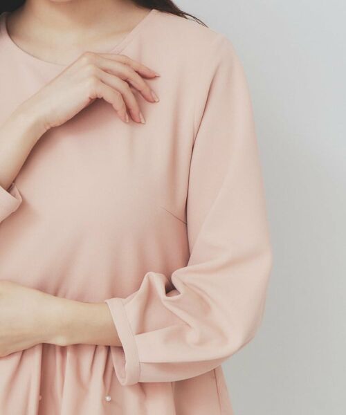 index / インデックス カットソー | カットジョーゼットドッキングペプラムトップス【洗濯機可】 | 詳細18
