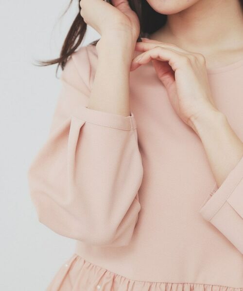 index / インデックス カットソー | カットジョーゼットドッキングペプラムトップス【洗濯機可】 | 詳細19