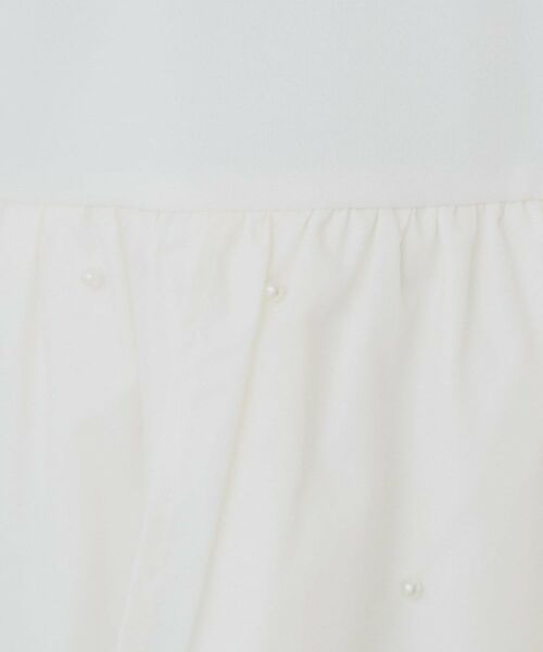 index / インデックス カットソー | カットジョーゼットドッキングペプラムトップス【洗濯機可】 | 詳細4