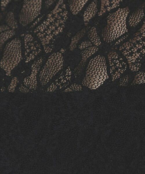 index / インデックス カットソー | シアーフラワーストレッチトップス【洗濯機洗い可】 | 詳細8