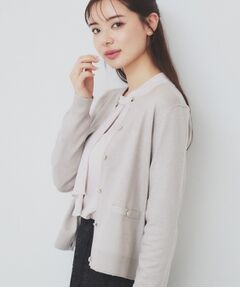 index / インデックス カーディガン・ボレロ | 《5color》ポケットデザイン付きクルーネックカーディガン【洗濯機洗い可】