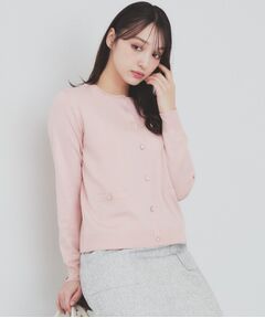 index / インデックス カーディガン・ボレロ | 《5color》ポケットデザイン付きクルーネックカーディガン【洗濯機洗い可】