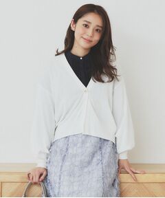 リラクシートッパーカーディガン【洗える】