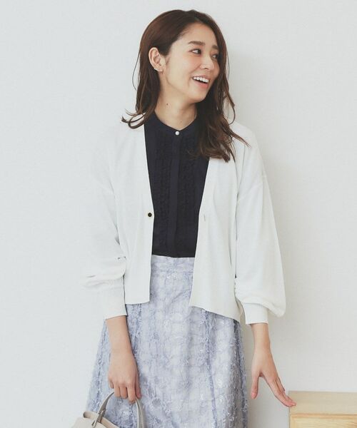 index / インデックス カーディガン・ボレロ | リラクシートッパーカーディガン【洗える】 | 詳細1